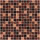 Brown series with gold line glass mosaic mix pattern living room backspalsh