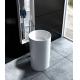Solid Surface Freestanding Stone Basin High Toughness Small Freestanding Sink