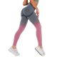 Seamlessly tapered smiley face yoga pants tight butt gym pants sports running yoga dress woman