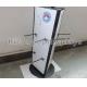 Rotating Tabletop Display Stand , Three Sided Pyramid Display Stand