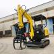 2500kg Mini Hydraulic Excavator Customized Small Earth Moving Machinery 20KW
