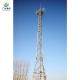 Q235B Self Supporting Mobile Tower 35m Vertical Telecommunication Transmission