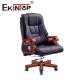 Morden Manager Leather Swivel Executive Office Chair PU Padded Seat Customizable