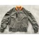 Fatigue Light Weight Trenchcoat Men spring sport jacket With Contrast Rib Collar And Plastic Zip