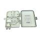 Ftth Outdoor Distribution Box, Fibre Optic Distribution Box white PC+ABS material