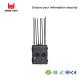 Portable RCIED Mobile Phone Jammer DDS 360w 8 Bands RJ485 Protocol