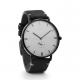 No brand name logo japan movt quartz watch stainless steel black new