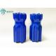Blue T51 102mm Retract Button Bit For Top Hammer / Water Well Drilling