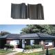 S Type Spanish Roof Ceramic Tiles Durable Material Dark Grey Water-repellent Rooftop Material
