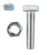 Hot Dip Galvanized Stainless Steel 4.8 M2 Hex Bolt And Nut Set