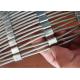 SUS 304 Metal Rope Mesh Anti Flaming Stainless Steel Cable Mesh