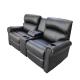 Home Theater VIP Room Bar Leather Recliner Sofa With Tea Table