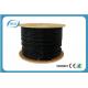 Multi - Color Bulk Cat6a Lan Cable With LSZH Jacket 0.51MM Al Foil Shielded