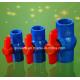 Manual Driving Mode Southeast Asia UPVC Socket Blue Ball Valve for Strong Durability
