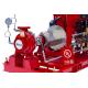 Electric Motor End Suction Fire Pump , Fire Fighting Pump Water Pump 300GPM 86PSI