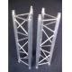 Silvery / Black Ladder / Triangle 6082-T6 Aluminum Spigot Truss For DJ Equipment