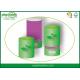 Recycled Custom Tea Tube Packaging Silk Screen Printing Logo Elegant Design