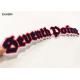 Double Layer Felt Chenille Embroidery Patches Letters Iron On Backing OEM / ODM
