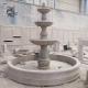Marble Garden Fountains 3 Tier Natural Stone Granite Outdoor Water Fountain Large European Style