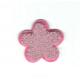 1 1/2 Pink Chenille Flower Embroidery patch