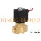 2 Way NC Direct Action Small Brass Solenoid Valve For Water Air 24V 220V