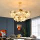 Glass Hanging Led Crystal Chandelier Apartment Customized Residential Decor