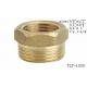 TLY-1030 1/2-2 MF equal brass nut plug NPT copper fittng water oil gas connection matel plumping joint