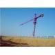 52m Height Under Hook 7034 stationary attached Tower Crane Luffing Crane with 52.5m  Boom