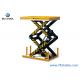 350kg Hydraulic Electric Mobile Double Scissor Lift Table Cart 70 Max Height