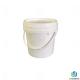 1L Durable Food Storage Plastic Buckets With Lid And Handle