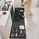 Medium Thickness Reversible Cartoon PVC Kitchen Mat for Non-Slip Floor