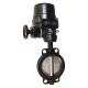 Electric Operator Wafer Butterfly Valve Ductile Iron Disc NBR / EPDM  Seat