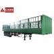 Double Tyre Container Transport Trailer Heavy Duty  Submerged Arc Welding