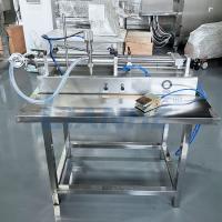 Semi Automatic Liquid Filling Machine 0.6-0.8MPa Horizontal Durable
