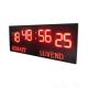 Led Team / Player Name Soccer Electronic Scoreboard With 20 Inch Red Digit