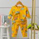 Breathable Childrens Cotton Pyjam Full Flower Pajama Set Grind Watermarks 86cm Hipline
