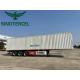 White Box Semi Trailer Cargo 18 Wheeler Container Customized
