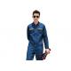Polyester / Cotton Long Sleeves Industrial Work Uniforms Jackets Square Collar