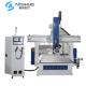 Furniture Industry 1325 CNC Wood Carving Machine White Blue Green 1300x2500mm