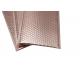 Rose Gold Metallic Bubble Wrap Lined Envelopes Hot Stamping