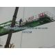 QTZ230 PT6425 Flat Top Tower Crane 12t Load Four Pieces Mast Section