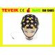 Black Tin Electrode EEG electrode cap, 20 leads separating EEG hat