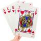 54 Cards Classic Pattern 300gsm Blue Core Paper Poker Table Game Playing Card For Collection Entertainment