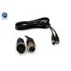 Waterproof Shielding Truck Trailer Aviation Cable , Rear View Camera 4 Pin Cable