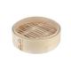 6 Inch Basket Dim Sum Bamboo Steamers With Lid 2 Tiers