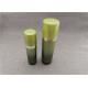 Round Acrylic Cosmetic Cream Bottle Gradient Green Color PP Inner Cap