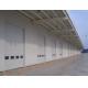 High Sustainable Industrial Sectional Overhead Door Double Layer Steel Plate Wholesale Economic Big Size Insulated door