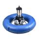 34rpm Surge Aerator Floating Aerators Wastewater Treatment 2.4kg/Kwh With HDPE Float