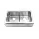 Commercial 16 Gauge Stainless Steel Sink With Apron 32-7/8 Lx20Wx10 H