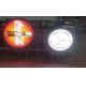P3 Mirror round shape wall mounted led display screen for advertising billboard
